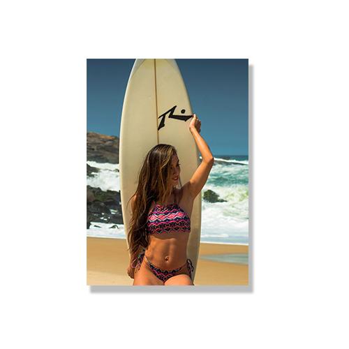 

Абстрактный постер для декора гостиной, настенное искусство, печать на холсте, пляжный серфинг, сексуальная девушка, купальник, бассейн, закат, настенные картины 21x30cm No Framed