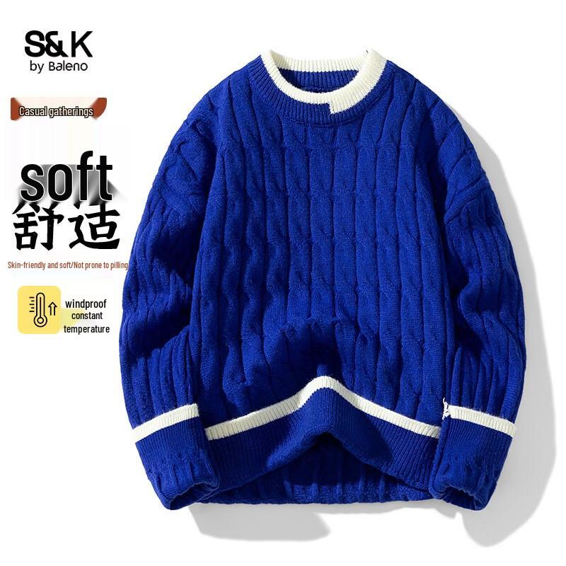 

Baleno Men s S&K Crew Neck Knit Sweater 2XL