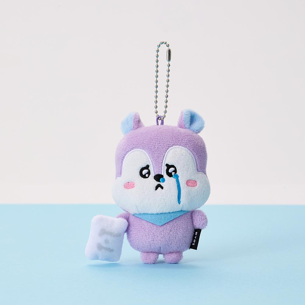 BT21 MANG Today s Mood Crying Plush Doll Keychain