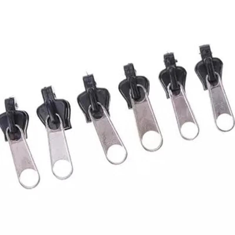 6Pcs Universal Instant Fix Zipper Repair Kit Replacement Zip Slider Teeth Rescue New Design Zippers Sewing Clothes Zipper Puller