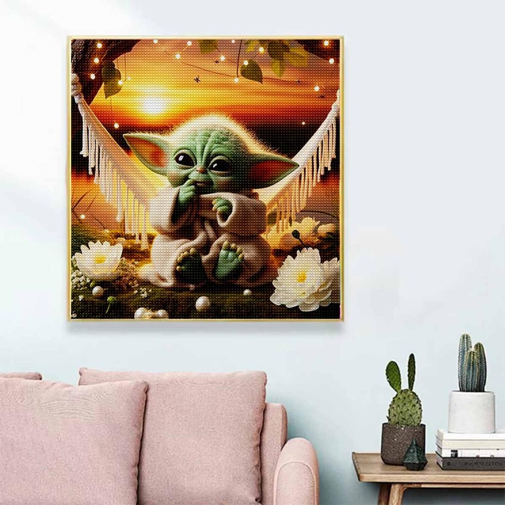 5D DIY Diamond Painting Decorative Dwarf Elves Full Round Drill Scenery Diamond Embroidery Cross Stitch Kits Home Decor Gift