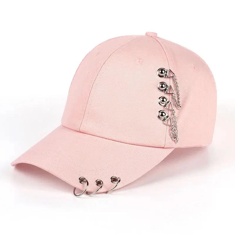 

Unisex Side Iron Ring Baseball Caps Adjustable Casual Hats Spring And Autumn Outdoor Sunscreen Hat