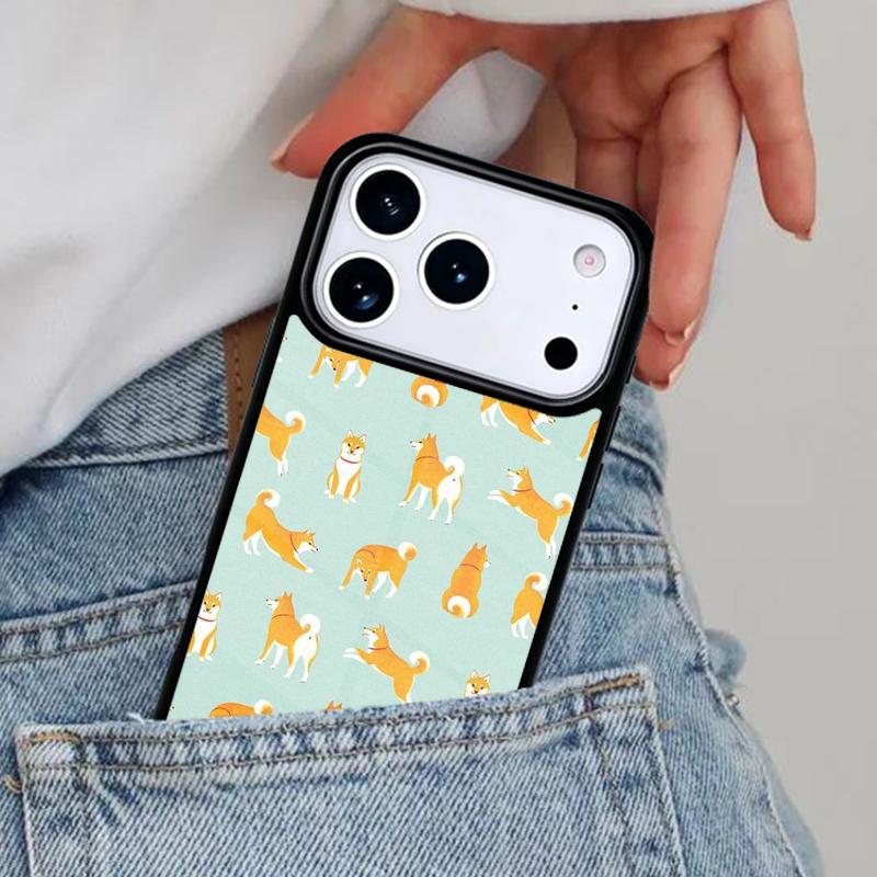 Space Doge Shiba Inu Phone Case for iPhone 17ProMax 12 13 14 15 16e 17 Pro Max Plus Air Cover