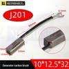 High Copper Carbon Brush 8x10x37/32 J204 for Motor, Diesel Generator, Crimping Machine