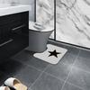 U-shaped Toilet  Mat Non Slip Absorbent Bath Commode Contour Rug Floor Carpet For Bathroom Sink 44*50cm