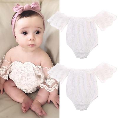 infant off the shoulder romper