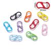5Pcs/lot Colorful S Shape Spring Clasp End Clasps Hooks Chain Connectors For Bracelet Necklace DIY Jewelry Making Supplies