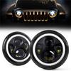 Far cu LED de 7 inch 150W DRL Angel Eyes pentru motocicleta Davidson Honda Yamaha jeep