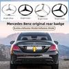 Dla Mercedes Benz 3D ABS Czarna Gwiazda Logo Bagażnika Tylnego Dla Mercedes Benz KLASA A 2013-2018 A180 A200 A250 A45 AMG W176 A1768170016