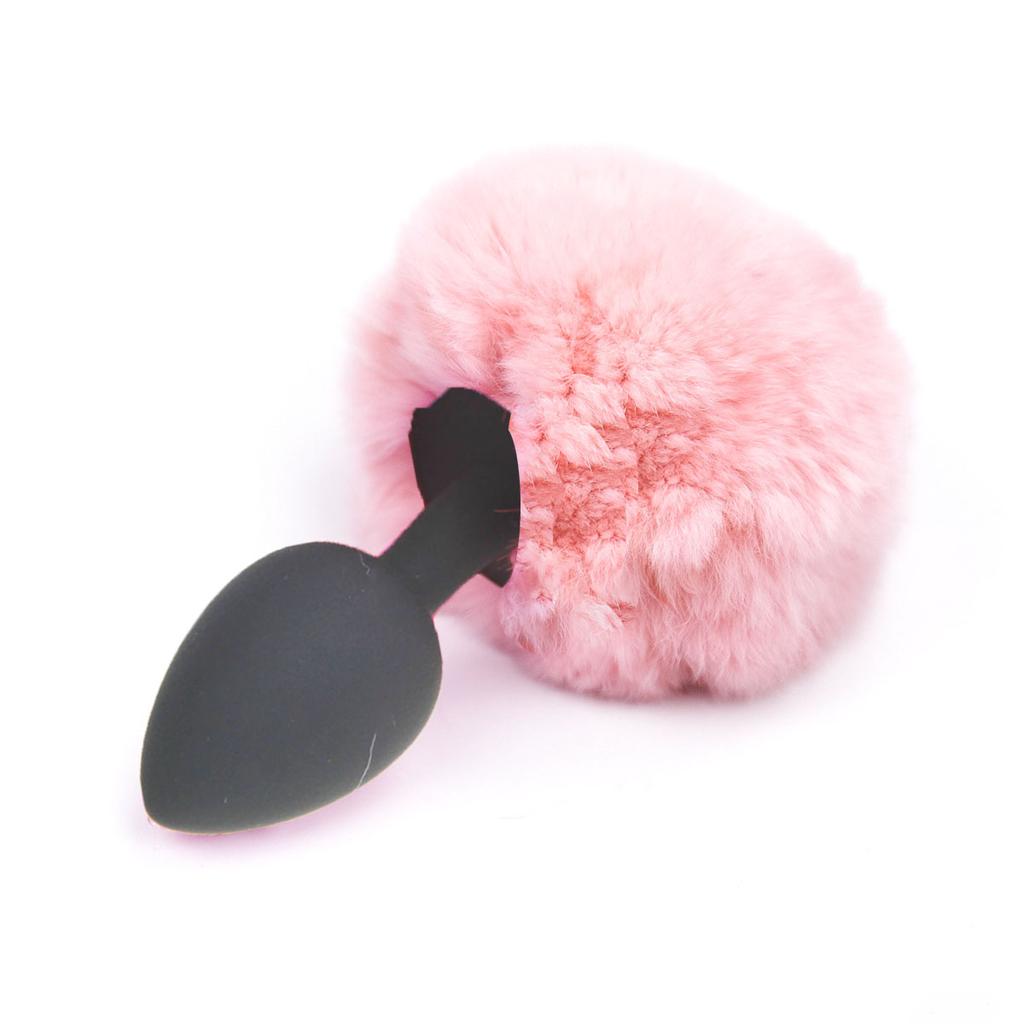 Farben Silikon Flauschiger Hasenschwanz Buttplug Anfänger Sexspielzeug Tatsächlich Erkunde Arsch Doggy Play Frauen stimulieren Cosplay-Spiele