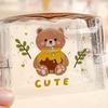 Transparent PVC Mini Portable Storage Bag Multifunctional Cute Animal Print Purse For Travel