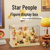 Acrylic Dustproof Display Cabinet for Star Person Figures - Large Capacity Blind Box Storage Rack