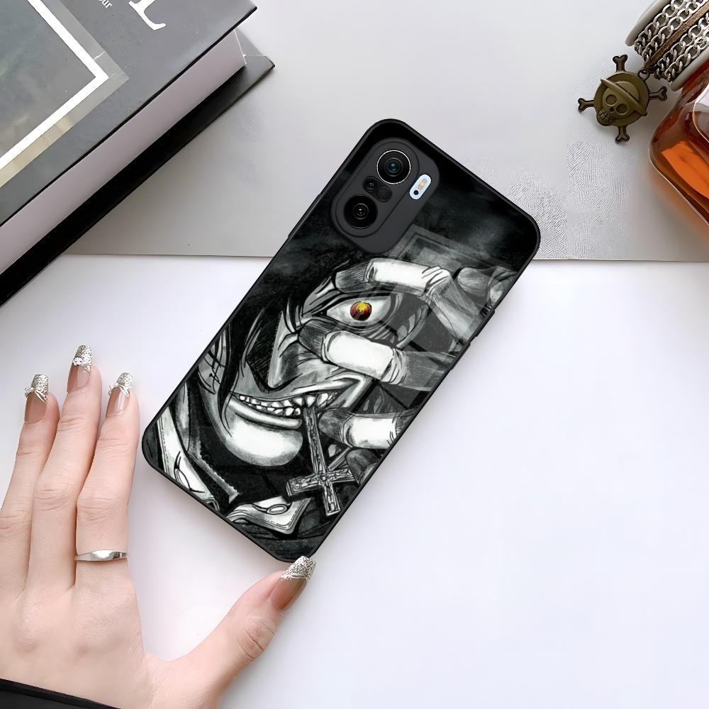 Alucard Hellsing Anime Phone Case for Xiaomi 15 14 13 12 Mi 11 Pro ultra Lite glass Cover