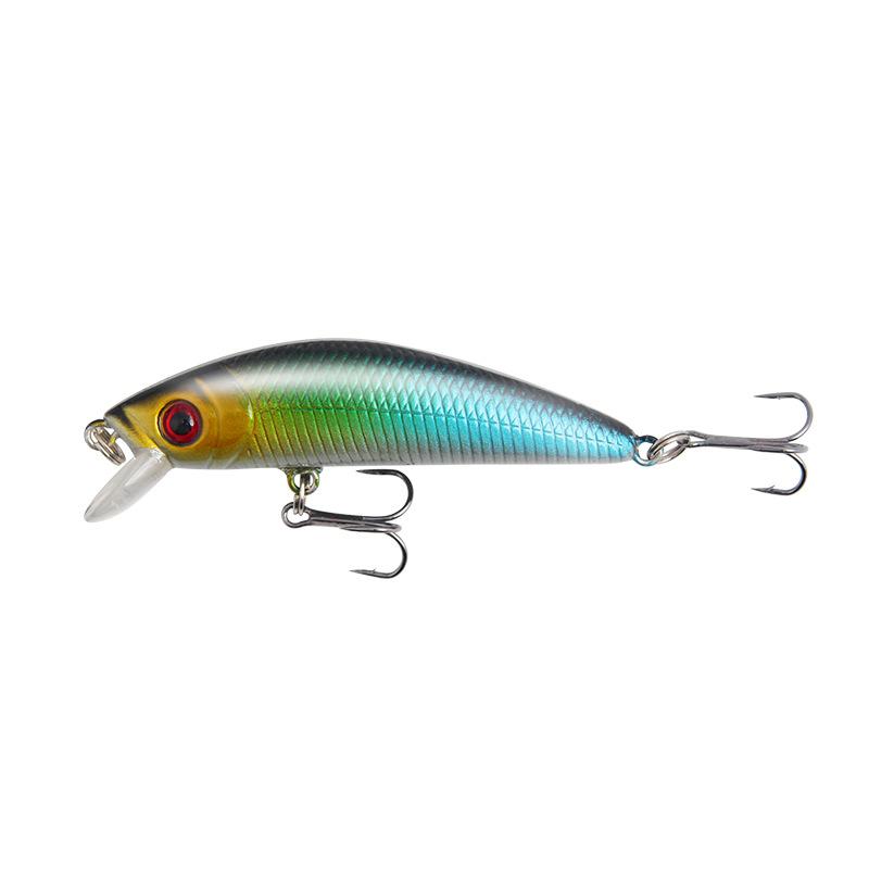 8PCS 7.2cm/7.5g Three Anchor Hook Simulated Sound Bead Fish Bait Sequin Hard Bait