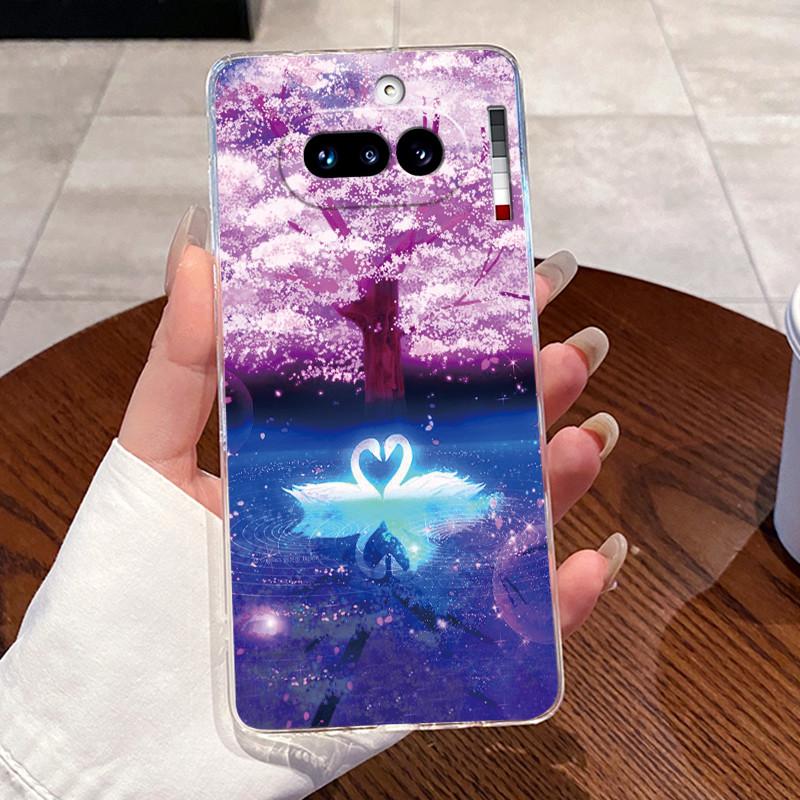 Jelly Casing For Nothing Phone 4A Capa Coque Clear Silicone Soft TPU Back Cover Cute Cat Rabbit Heart Protective Case Fundas