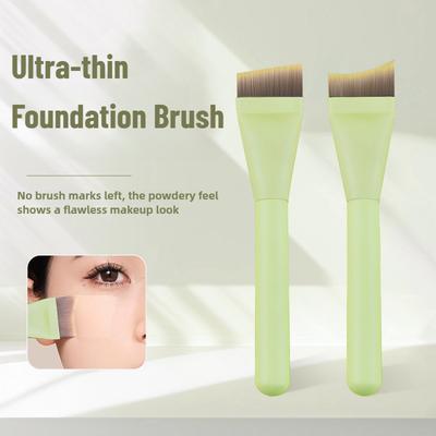 Ultra-dünner Foundation-Pinsel Nahtlose Make-up-Pinsel zum Verblenden, für Face Contouring, abgeschrägter Concealer-Pinsel, Maskenpinsel, Make-up-Werkzeuge