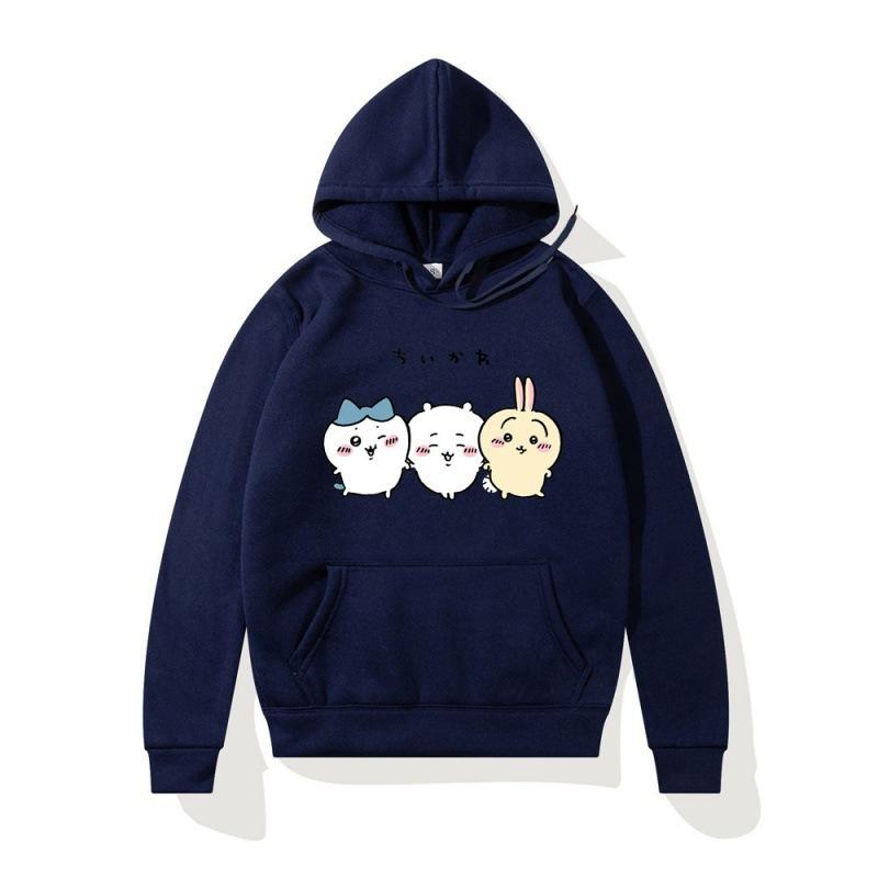 Anime manga Kawaii Chiikawa print hoodie for men and women