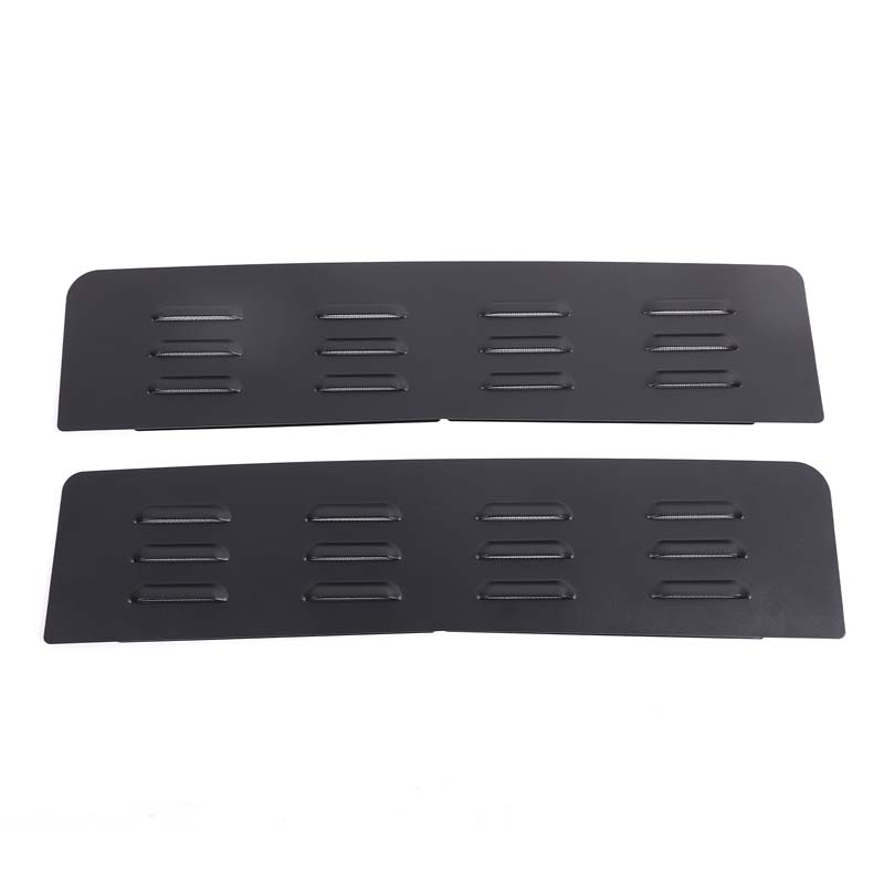 

Aluminum Alloy Car Front rear Side Window Ventilation Panel For Ford Ranger T9 2026+ Decoration Modification Accessories чёрный