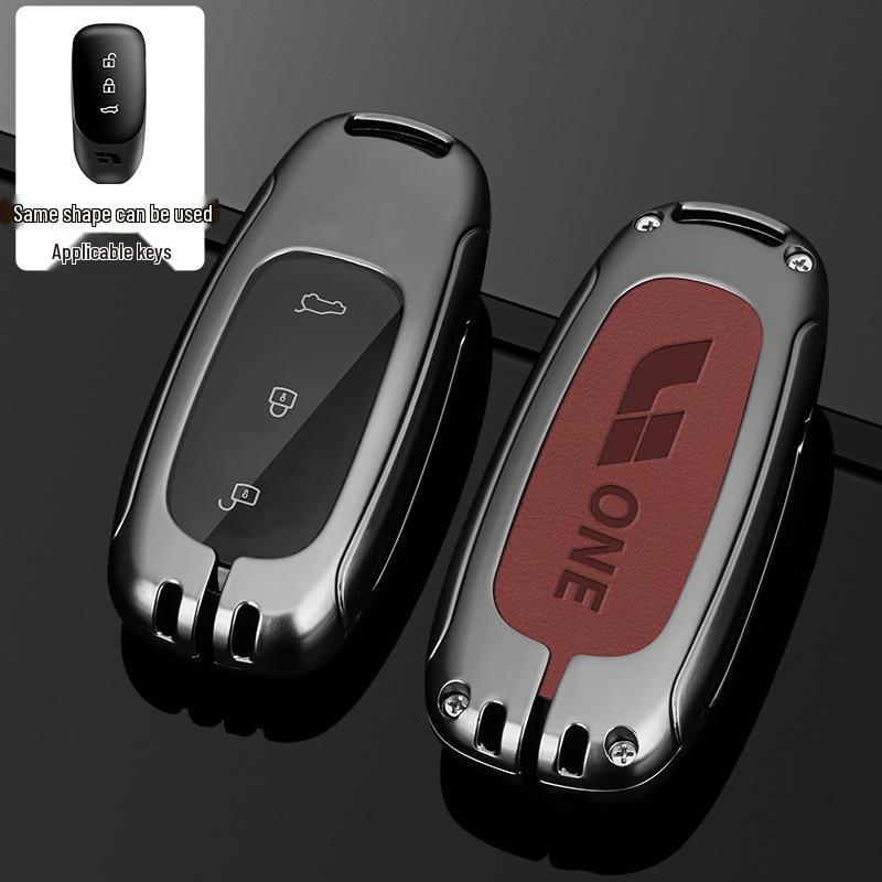 Compatible Ideal L7 Key Cover for 2023 Ideal One L8 Car, Protective Shell with Key Buckle for Men and Women