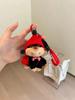 Creative Bee Dog Bow Tie Keychain: Cute Plush Bag Charm for Men & Women Gifts