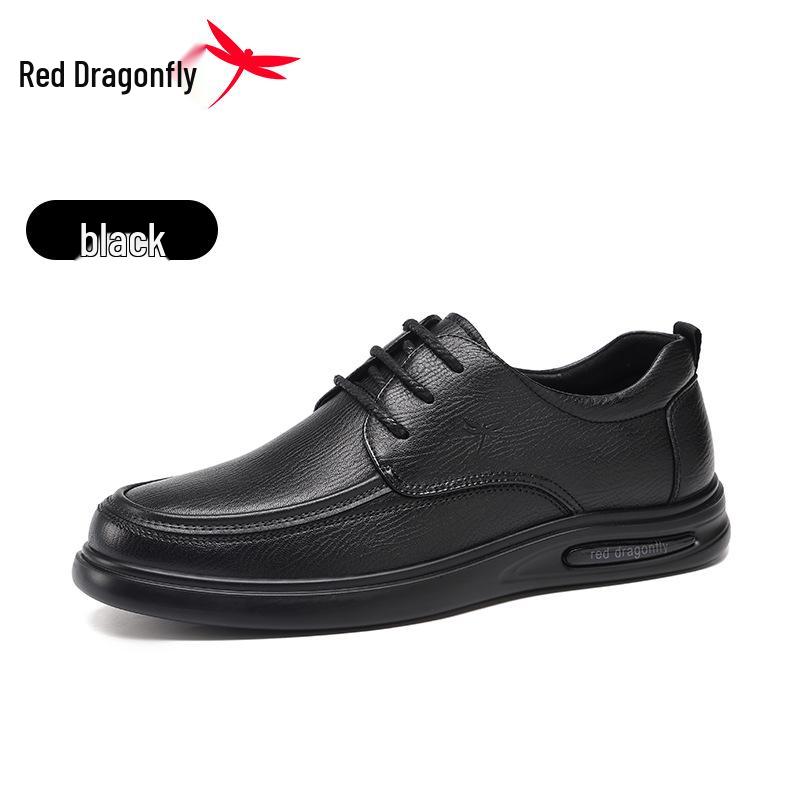 Red Dragonfly Men s 2025 Genuine Lambskin Business Casual Shoes 40