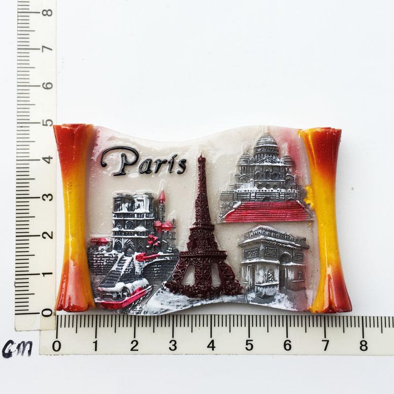 France Travelling Fridge Stickers Creative French Cities Tourist Souvenirs Fridge Magnets Birthday Gifts Magnetic Stickers