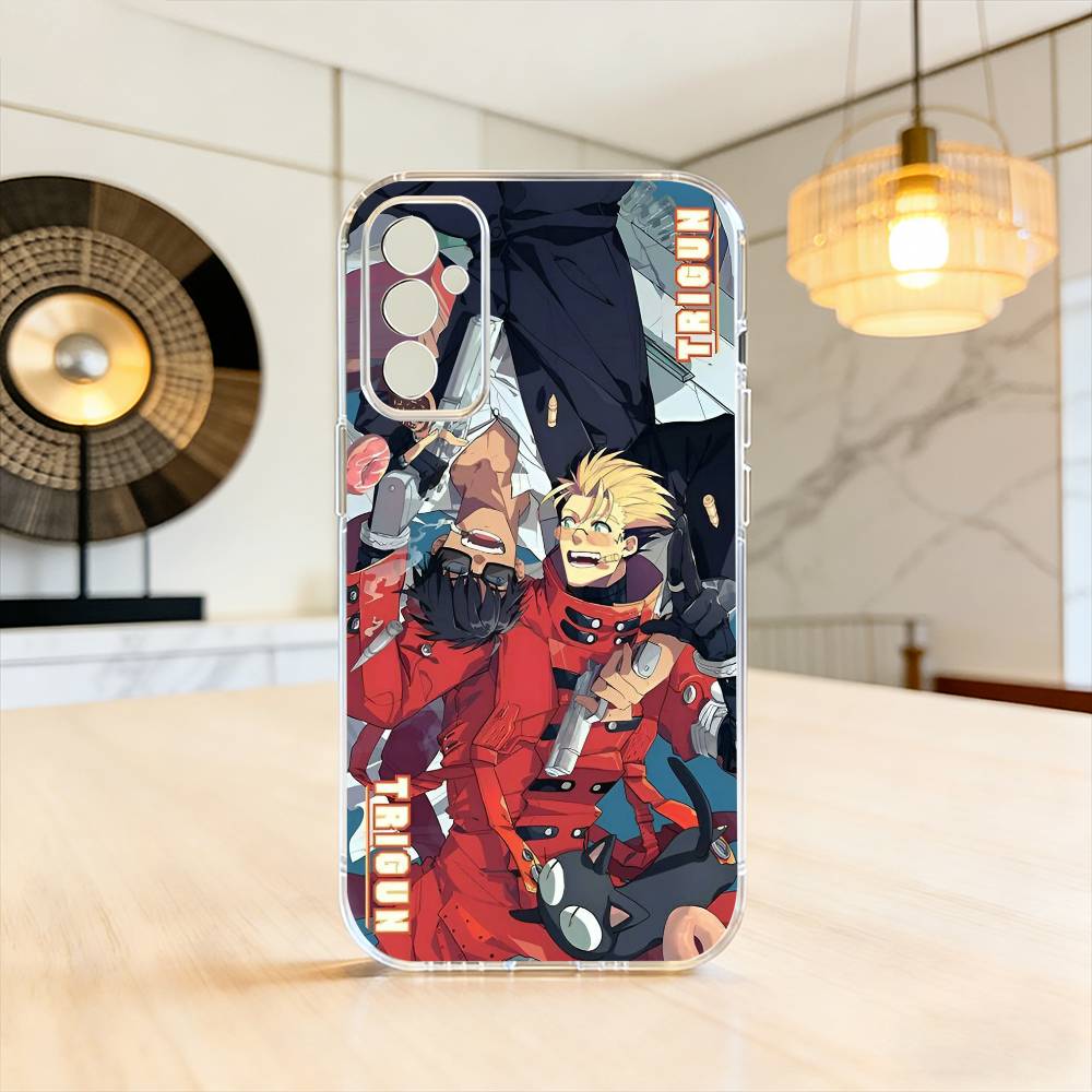 

Anime C-Cool Trigun Stampede Phone Case Transparent Silicone Soft For SamsungA10,12,20,21S,30,31,40,50,51,52,70,71 Samsung a52 a52S