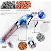 High Pressure Shower Head 3 Modes Adjustable Negative Ion Pressurized Showerhead Large Flow Handheld Shower Bathroom Accessoies
