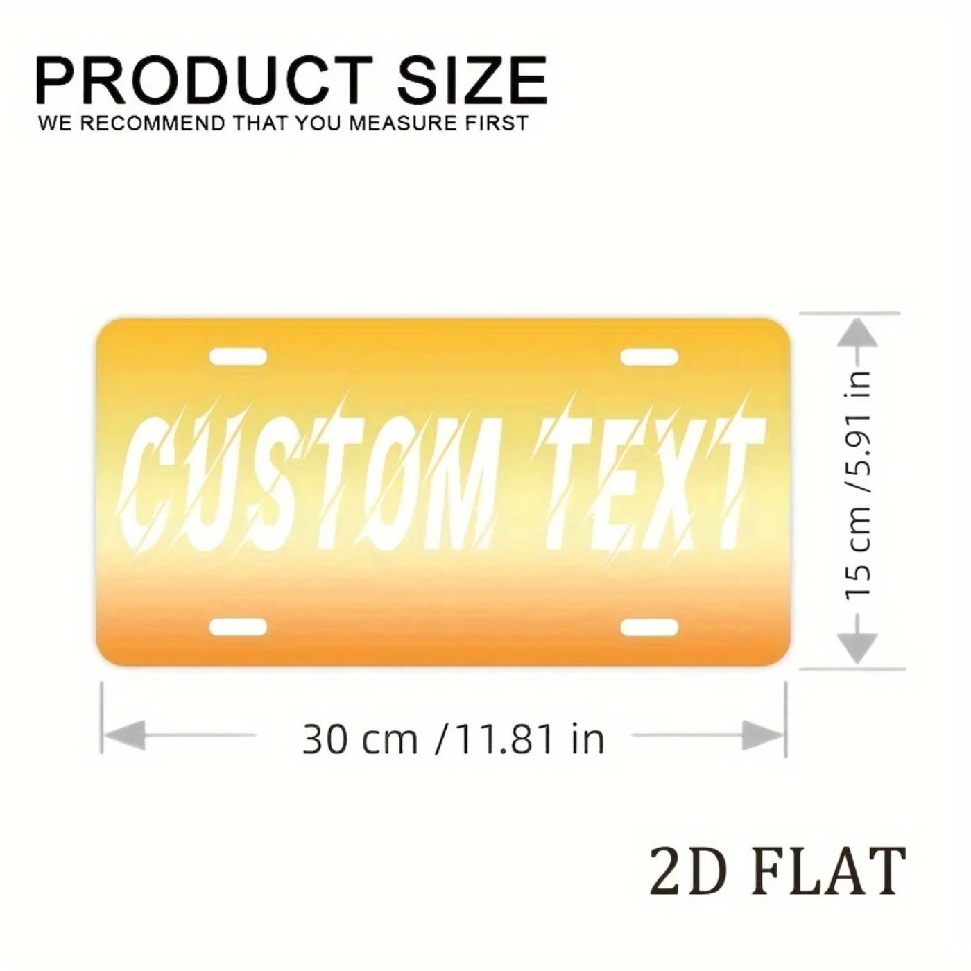 

Personalized Multi-Color Logo Plaque Waterproof Dustproof Home Wall Art Christmas Gift Decor (For Decoration Only) 20x30cm（7.8x11.8inch）