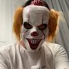 Máscara Coringa de Halloween Cosplay Fantasia de Palhaço Adereços de Festa Rosto Inteiro Engraçado Terror Decoração Acessórios de Fantasia