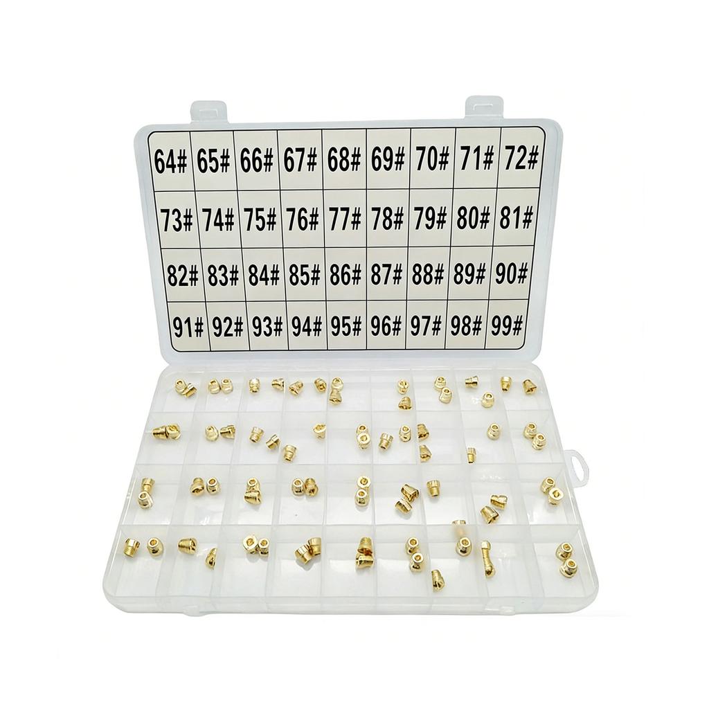 36-181 Main Jet Assortment Kit Fits Holley 230 4150 4160 Carb #64-99 Universal Carburetor Jet Kit for Car Truck Engine Tuning