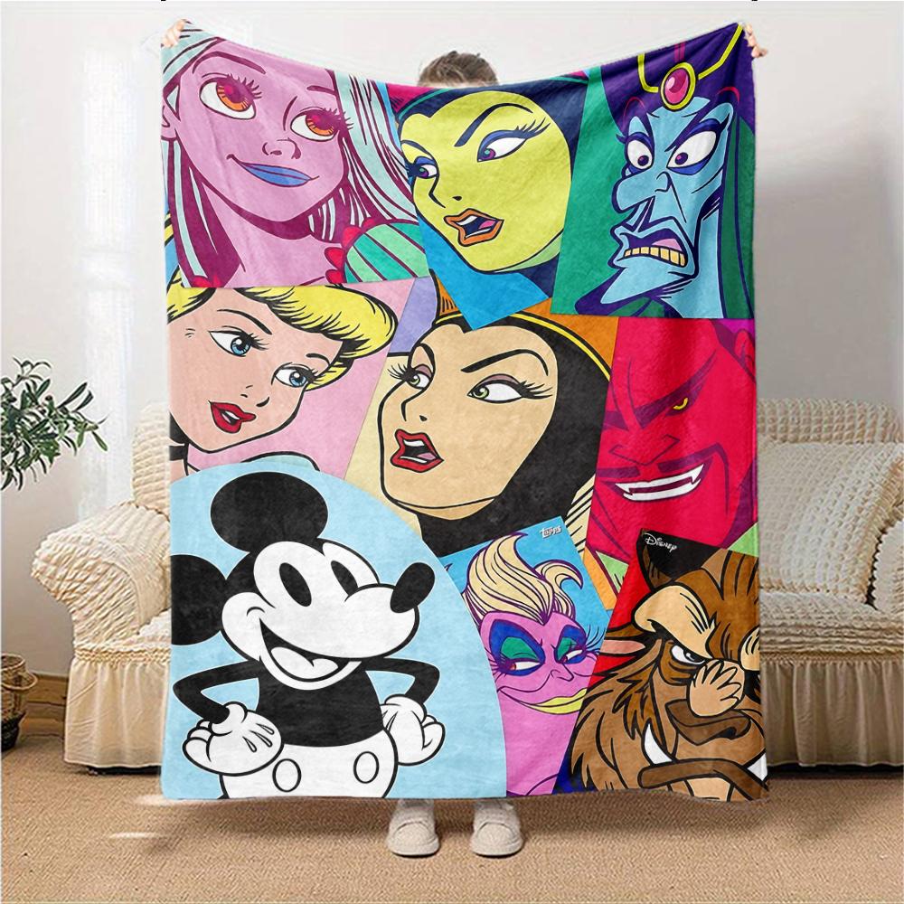 Car Adventure Flannel blanket, soft and warm, suitable for beds and sofas, all seasons, portable travel blanket. 073089