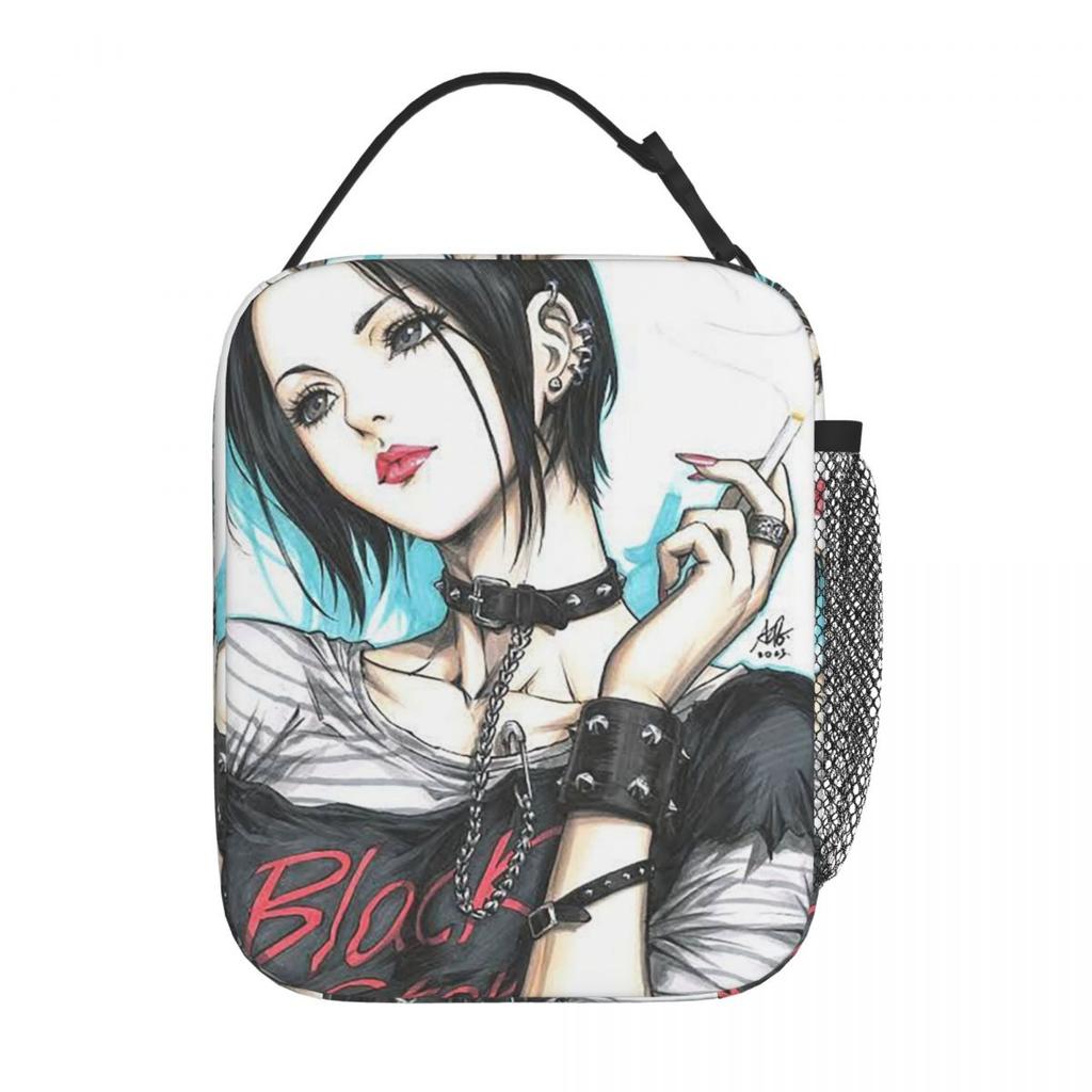 Nana Anime Osaki Augen Isolierte Lunchtasche für Kinder Schul-Kühltasche Thermische Lebensmittelbox Tragbare Lunchboxen Behälter