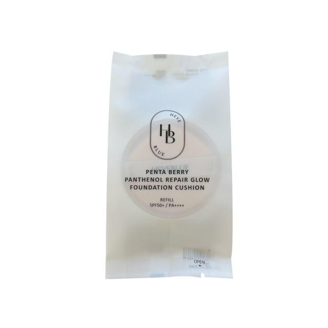 HEVEBLUE Penta Berry Panthenol Repair Glow Тональная основа-кушон Сменный блок - 3 цвета #22-23 Beige