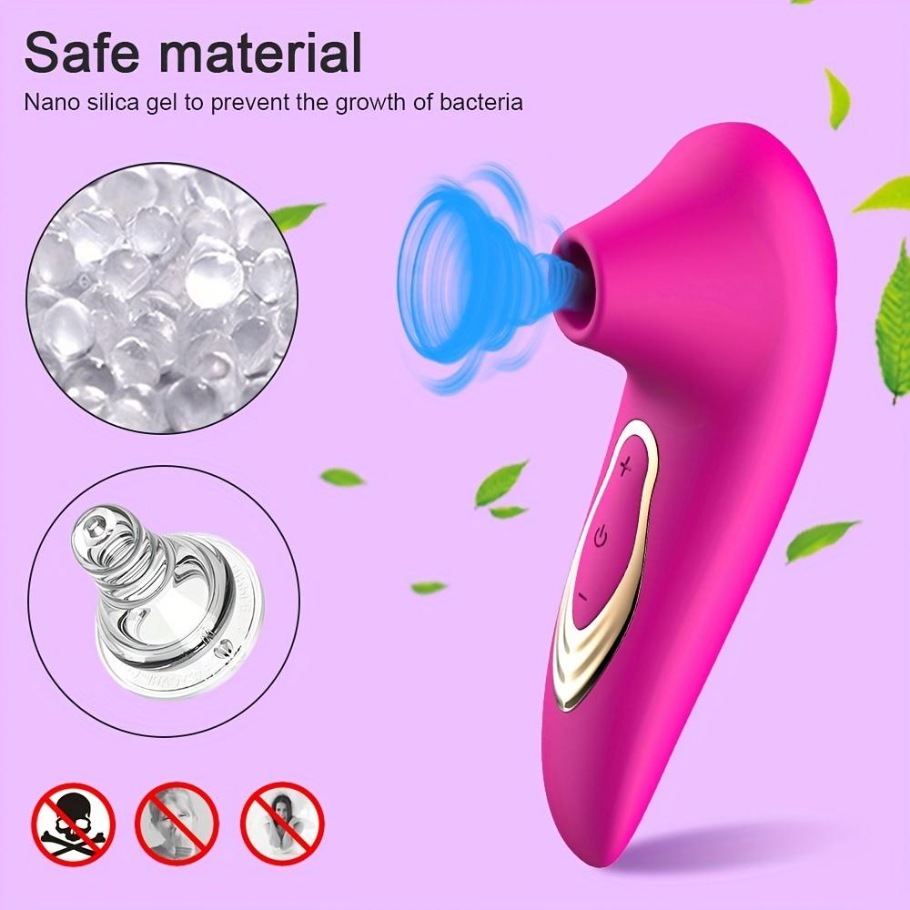 1pc Suction Vibrator - Enhance Your Intimate Experience With Special Suction & Licking For Couples!