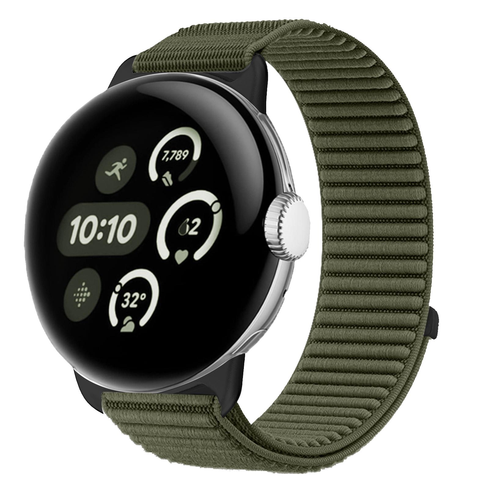 

Нейлоновый ремешок-петля для Google Pixel Watch 4/3 45 мм Спортивный ремешок для Google Pixel Watch 4/3/2/1 41 мм Дышащий браслет для умных часов for pixel 4 3 45mm