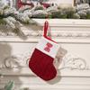 Christmas Socks Candy Boots With Small Bells Holiday Gift Bags Christmas Trees  Boots For Fireplace