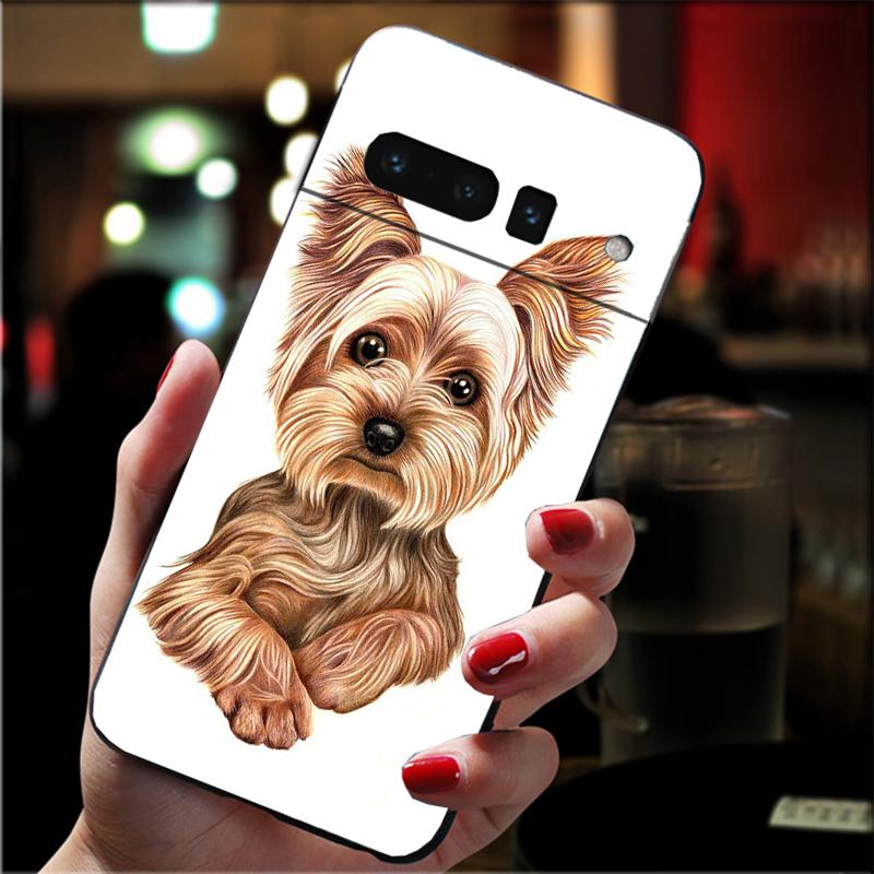 Phone Case For Google Pixel 10 9 Pro XL 9A 8 7 6 Pro Pixel 8A 7A 6A Pixel 8 7 6 5 Yorkshire Terrier Dog Puppy