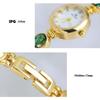 BS New Women's  Watch Link Bracelet Iridescent Raw Stone INS Style Malachite Color-Shifting Design Gift for Lady