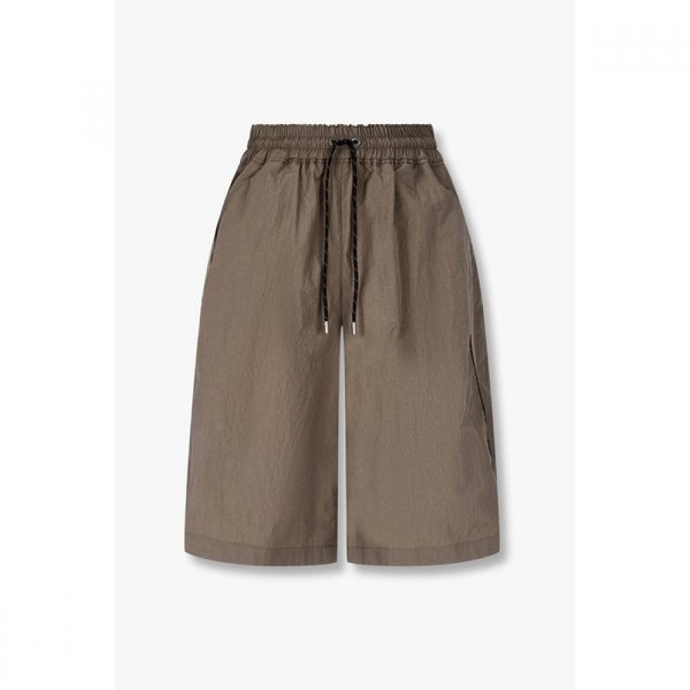 Vov Cotton Belted Shorts 7156330002 charcoal/S