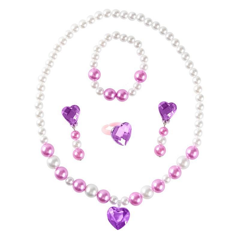 Children'S Princess Crown Accessories Necklace Set Bag Accessories Mermaid Generation Children'S Birthday Gift Jewelry