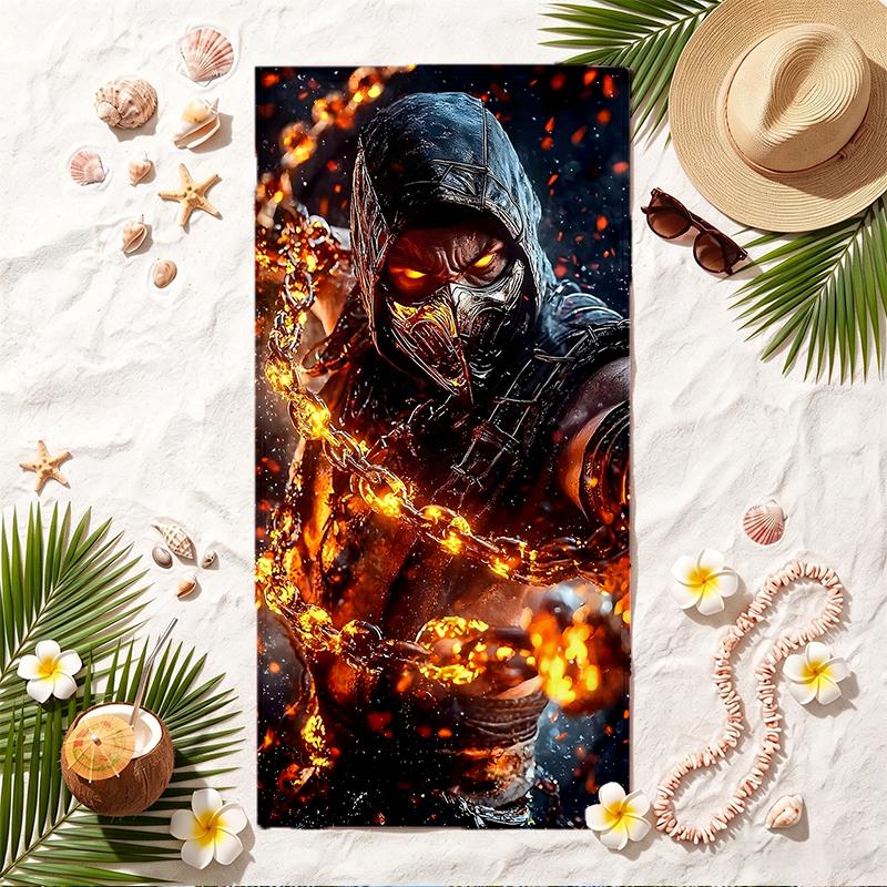 Scorpion Soft Beach Towel Stylish Beach Pool Towel for Summer Seaside Vacation Travel