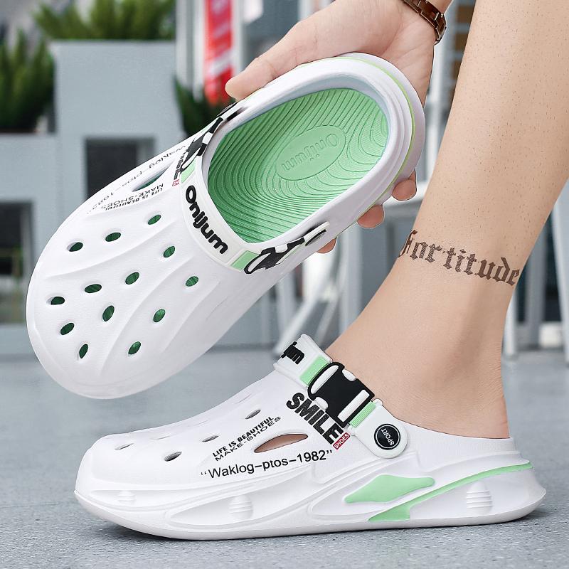 New Summer Men's Women's Sandals EVA Outdoor Wading Beach Shoes Men's Casual Sports Sandals Men Slippers Sleepers Men Slides