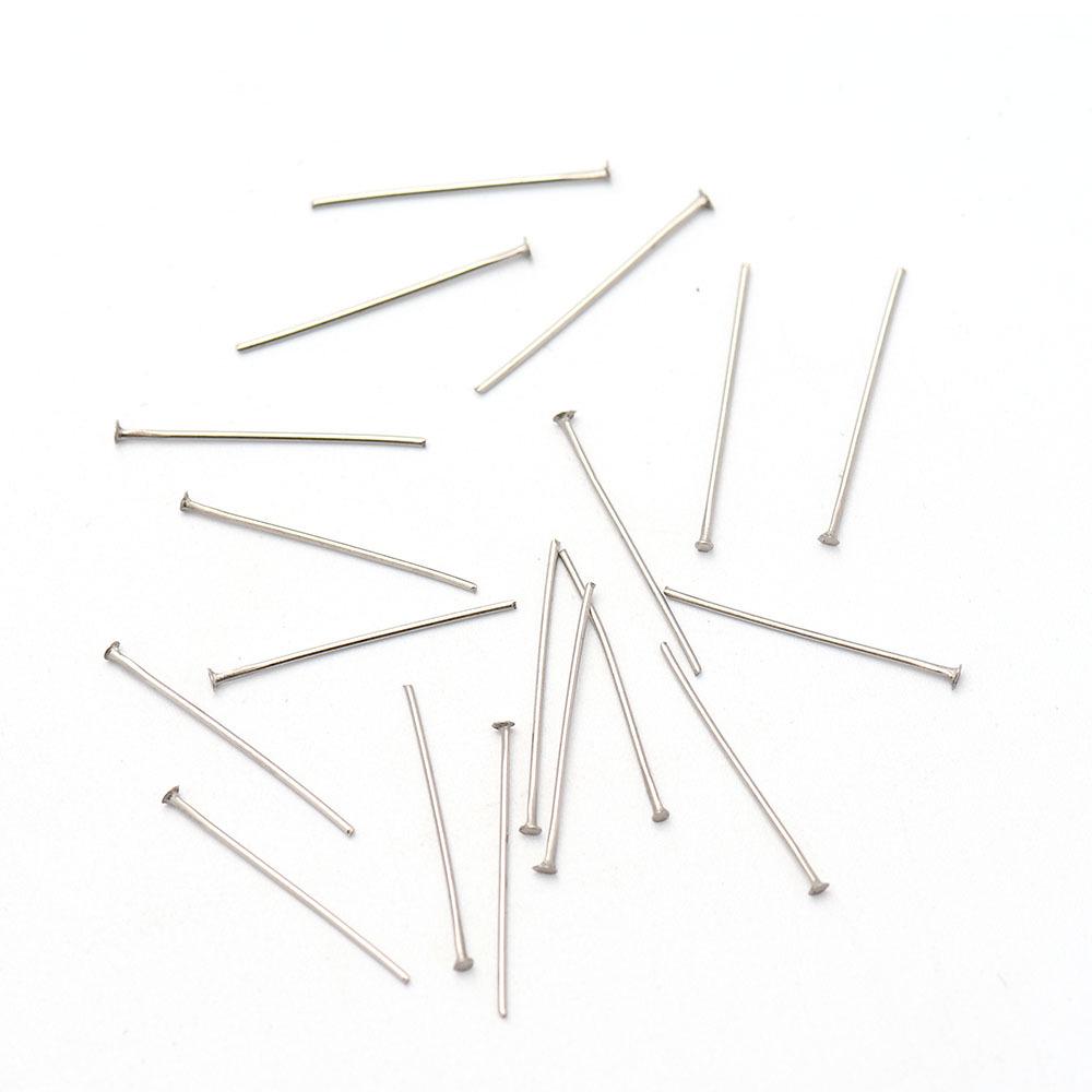 Gold-Plated 304 Stainless Steel T-Pins, 0.7mm, Various Sizes, Handcrafted DIY Jewelry Materials