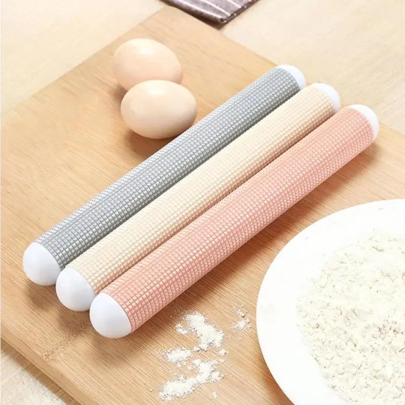 1Pc Multifunctional Bake Non-stick Dumpling Wrapper Rolling Pin Noodle Dough Roller