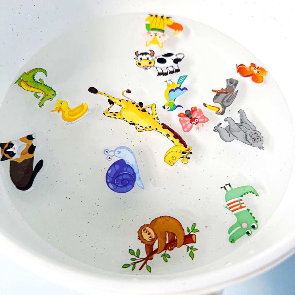 New Sticker Book Focus Potential Development Reusable Stickers Cartoon Animal Enlightenment Baby Early Education Book For Kids