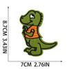 Autocolant din Pânză Brodată cu Dinozauri Mixt, Decorațiune pentru Haine, Autocolant Mic cu Petec de Dinozaur, Potrivire pentru Geantă, Petec cu Animale Mici.