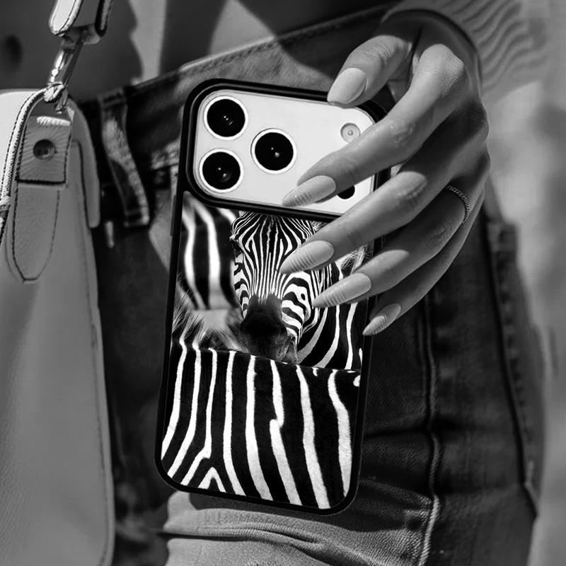 Zebra Animal Wildlife African Nature Phone Case For iPhone 17 Air 14 15 13 12 Max Cover For Apple 16e 11 Pro Max Plus Coque