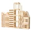 100pcs Large Size Wood Building Blocks for Kids Construction Stacking Games Children Montessori Educational Wooden Toys
