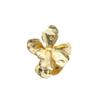 European Bestseller Flower Stud Earrings: Luxury 3D Metal Design with Cold Aesthetic
